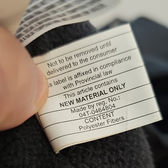 Old Navy Large Black Textured Fabric Puffer Vest - Picture 9 of 9